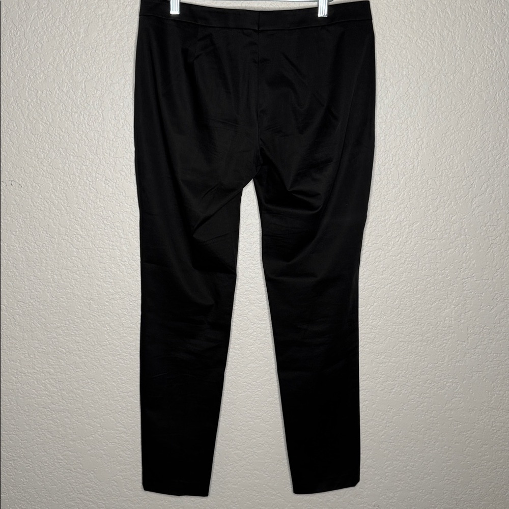 Incotex Italian Cotton Tailored Trouser Dress Pants Slim Leg Black IT46 US Large - Picture 6 of 6